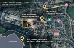 Kurzzeitvermietung einer gemütlichen Wohnung in Gross Lüsewitz  1